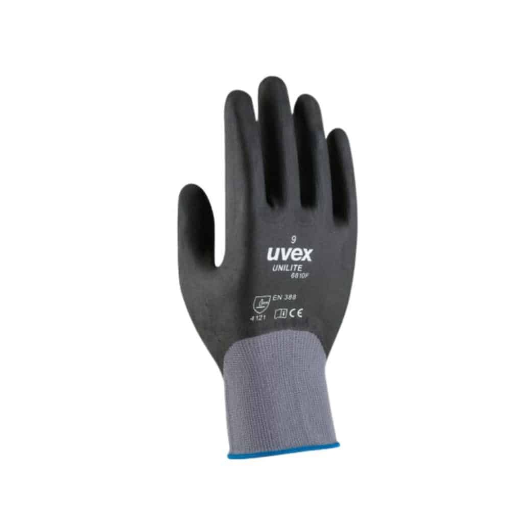 دستکش کف مواد Uvex مدل unilite 6610F